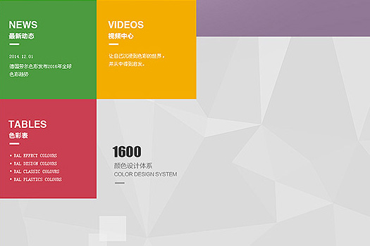 RAL COLOR網(wǎng)站建設(shè)案例